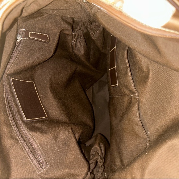 Coach Signature Backpack in brown and tan - Picture 11 of 13
